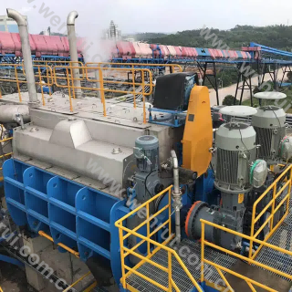 High-efficiency pressing and slurry washing machine
